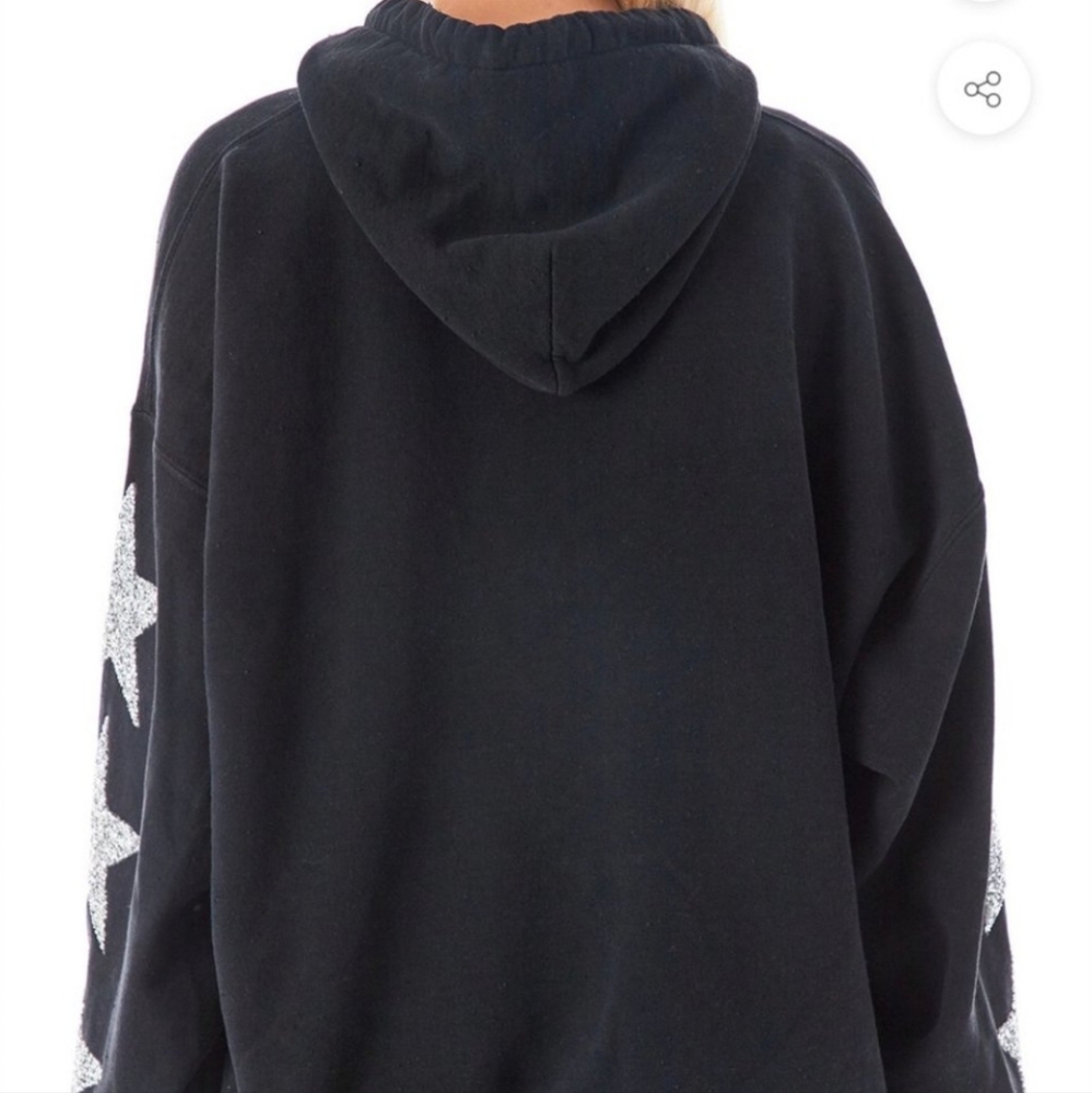 Carmar Oversized Star Patch Distressed Hoodie - S… - image 5